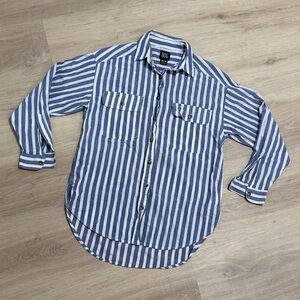 Urban Outfitters BDG Striped Oversized Button Up